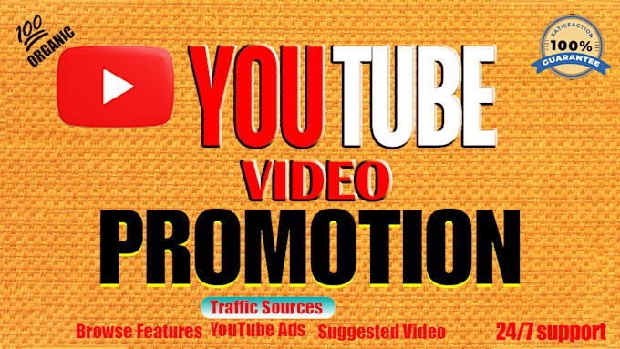 Bestseller - do super fast organic youtube video promotion