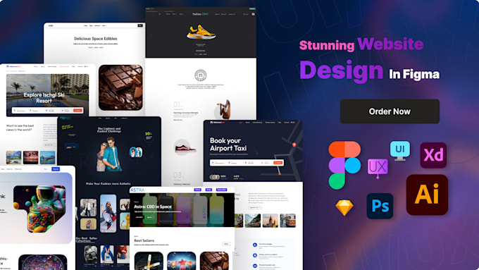 Bestseller - design stunning uiux for web and desktop apps in figma