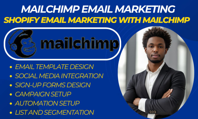 Gig Preview - Setup complete mailchimp email automation, shopify email marketing