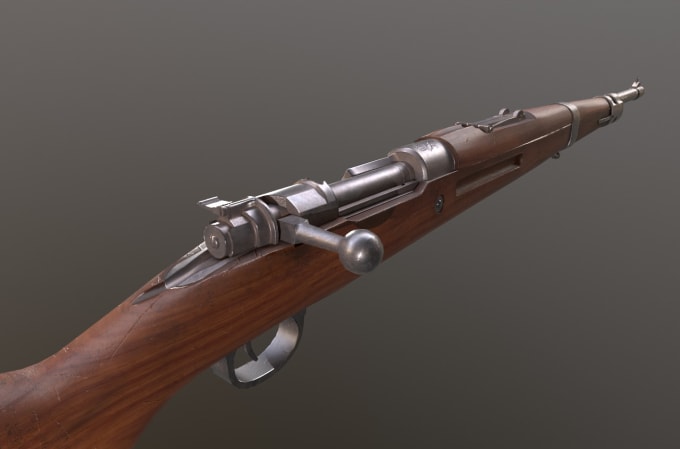 Gig Preview - 3d model high quality weapons and objects