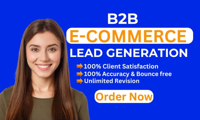 Gig Preview - Do targeted b2b lead generation ecommerce lead shopify leads