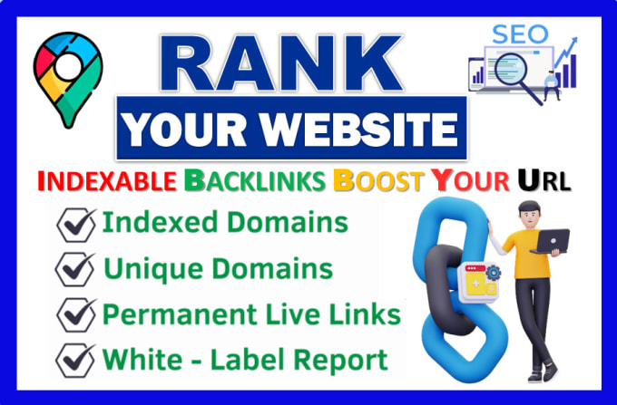 Gig Preview - Create indexable backlinks to boost website and google my business rankings