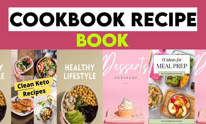 Gig Preview - Design, and write recipes for cookbook recipe book and ebook