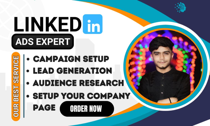 Gig Preview - Manage your linkedin advertising campaigns