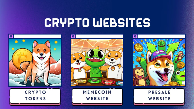 Gig Preview - Create crypto website, presale website