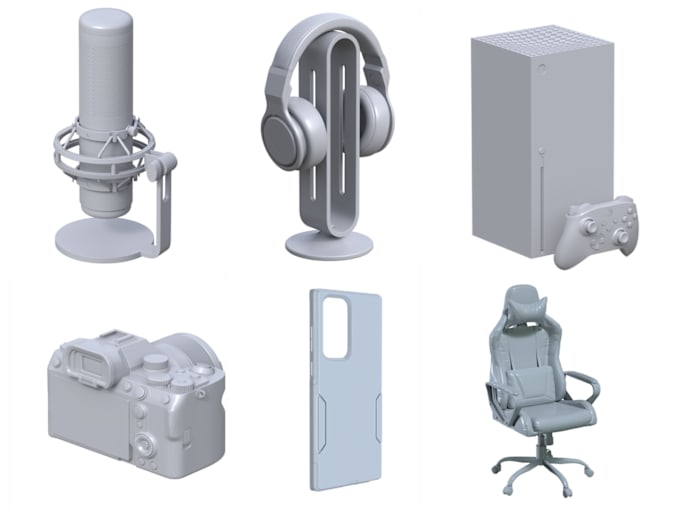 Gig Preview - Do 3d model of your product, device, furniture, concept art