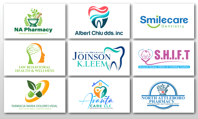 Gig Preview - Design medical healthcare dental and wellness logo