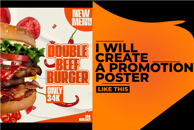 Bestseller - create a food promotion design