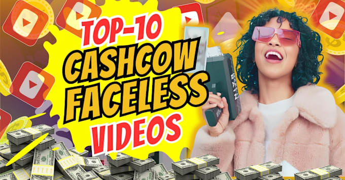 Gig Preview - Make professional top 10 faceless cashcow videos for your youtube channel