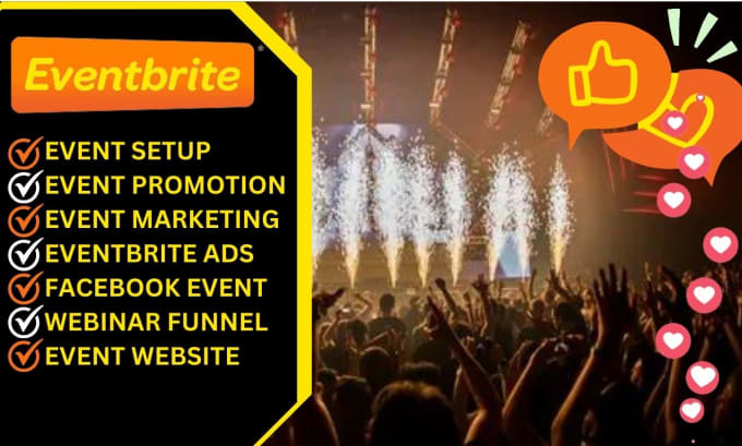 Gig Preview - Aid in promoting your event, event marketing, event setup, eventbrite marketing