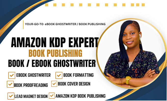 Gig Preview - Do amazon kdp book publishing, book formatting, amazon kindle, amazon kdp ads