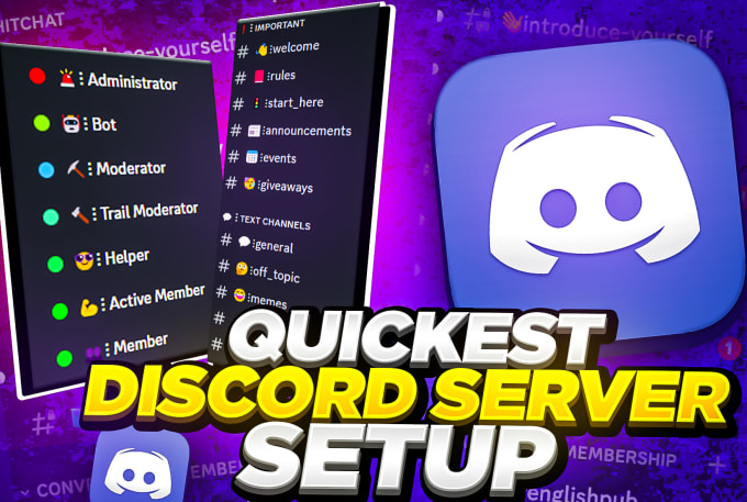 Bestseller - create a professional discord server