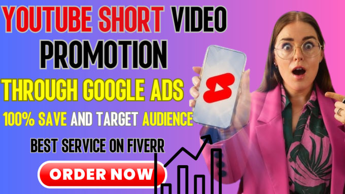 Gig Preview - Do youtube shorts promotion organically and through google ads for organic views