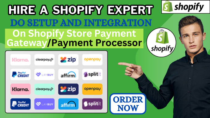 Gig Preview - Do payment gateway integration shopify payment tiktok ads shopify balance stripe