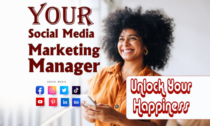 Gig Preview - Be your social media marketing manager and content creator