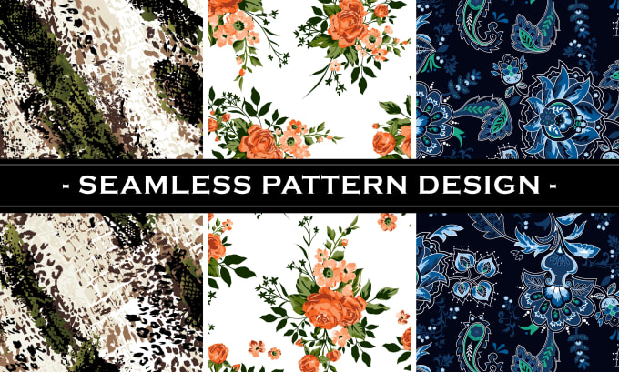 Gig Preview - Create a seamless pattern for your products