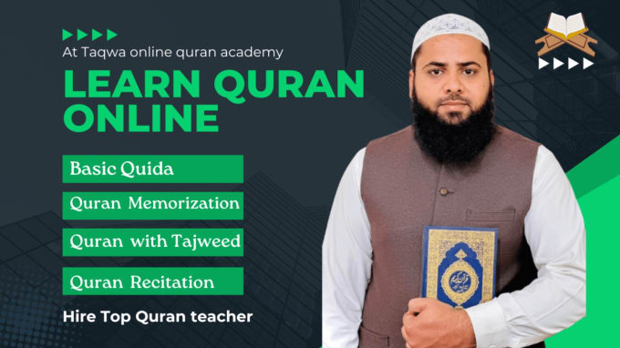 Gig Preview - Be your top quran teacher, quran memorization and tajweed with islamic studies