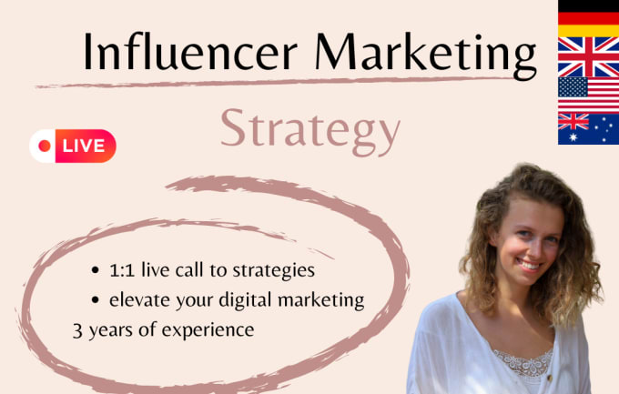 Gig Preview - A live 1on1 influencer marketing consultation