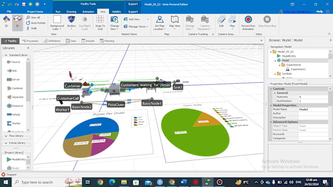 Gig Preview - Do industrial simulation projects on simio and flexsim softwares