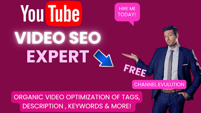 Gig Preview - Do best youtube video SEO optimization and channel growth