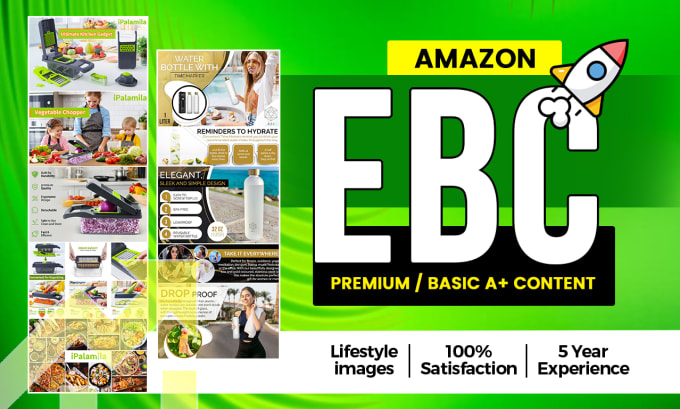 Gig Preview - Design ebc design, premium amazon a plus content, amazon ebc