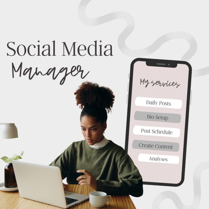 Gig Preview - Be your social media manager and content creator