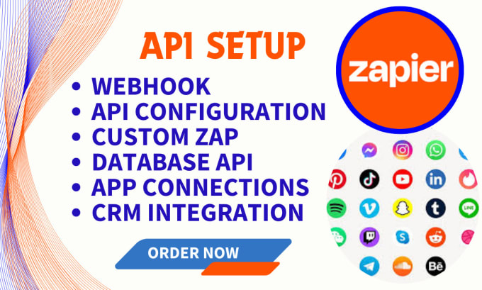 Gig Preview - Do zapier zap API integration and webhook app setup for airtable googlesheet CRM