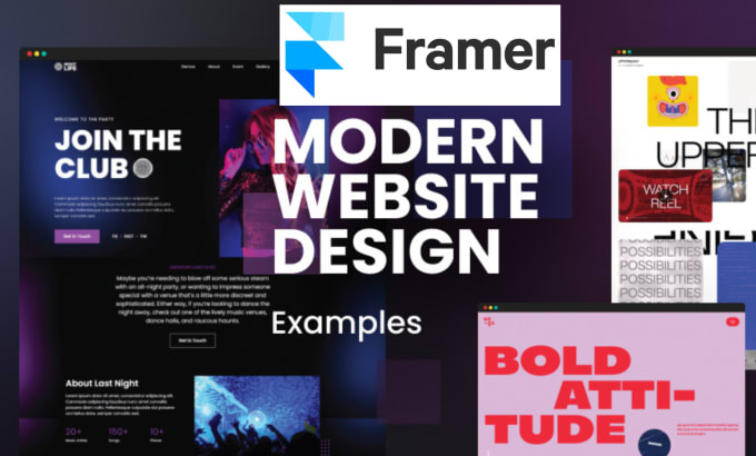 Gig Preview - Design a polished and classic framer website in 24hrs