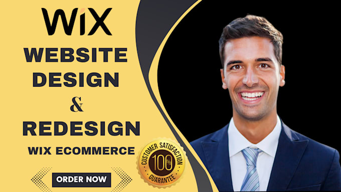 Gig Preview - Redesign wix website, wix website design and redesign wix website, wix ecommerce