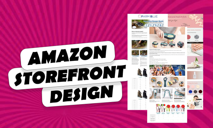 Gig Preview - Design and create amazon storefront design