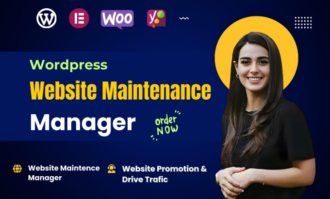 Gig Preview - Be ongoing website manager for website maintenance and SEO setup