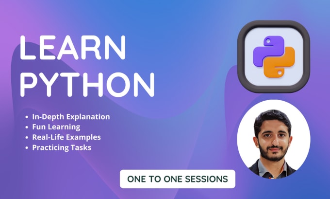 Gig Preview - Be python programming tutor, teach python coding