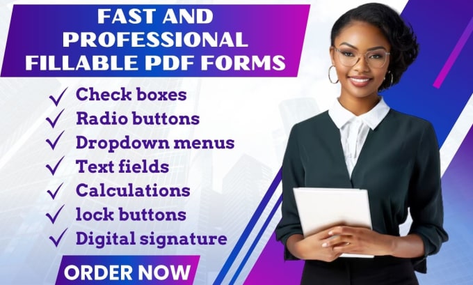 Gig Preview - Design fillable pdf forms and design fillable pdf forms formstack