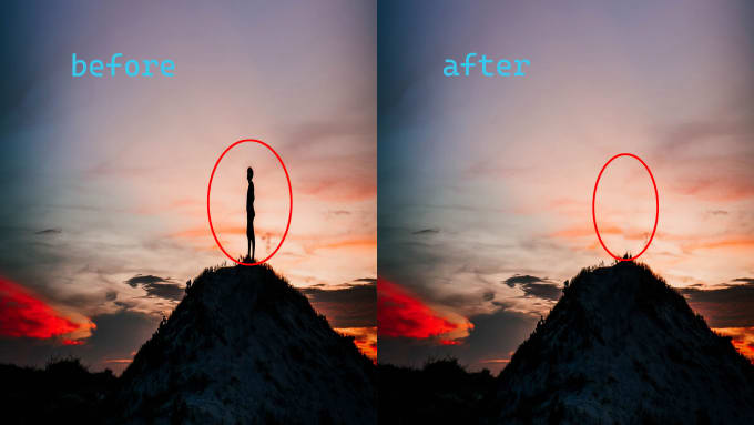 Gig Preview - Remove objects from any photo