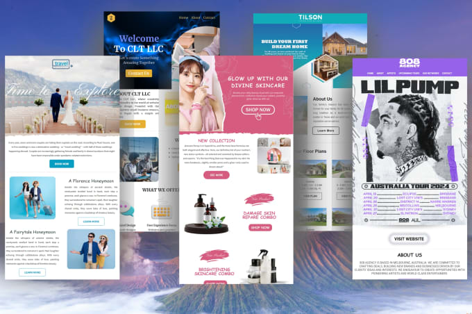 Gig Preview - Design custom mailchimp, klaviyo email marketing newsletter template