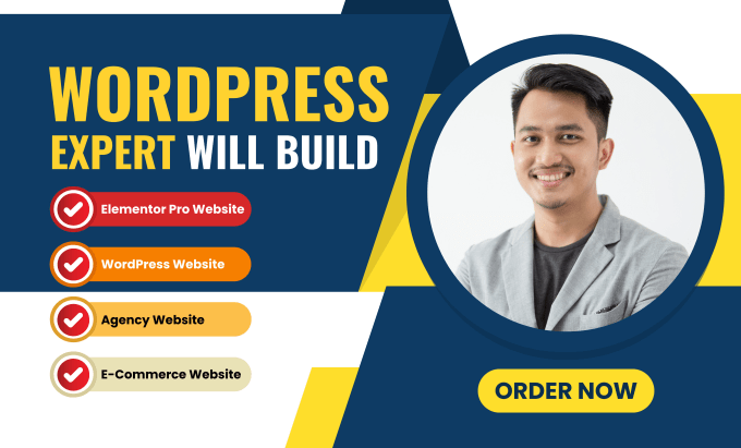 Gig Preview - Build your wordpress website using elementor pro