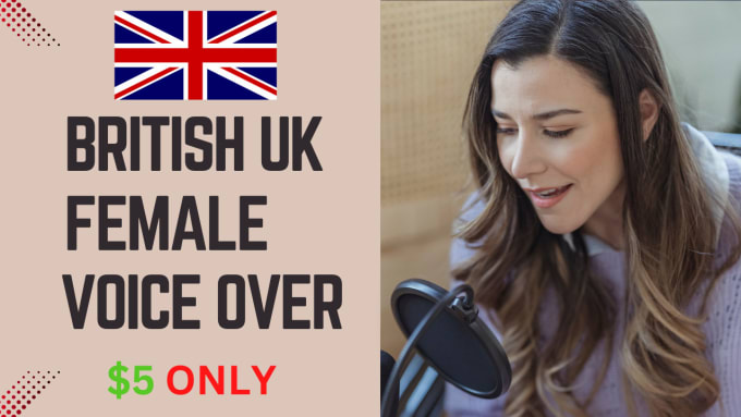 Gig Preview - Record a professional british female voice over in 24 hours