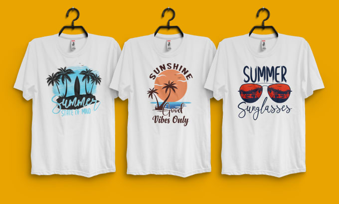 Gig Preview - Do creative summer, hiking and offroad t shirt design