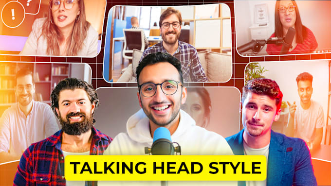 Gig Preview - Do talking head style like iman gadzhi, ali abdaal