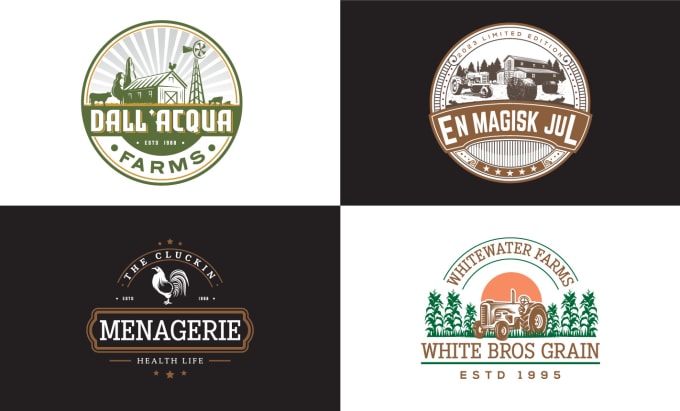 Gig Preview - Design vintage family farm, western, ranch logo