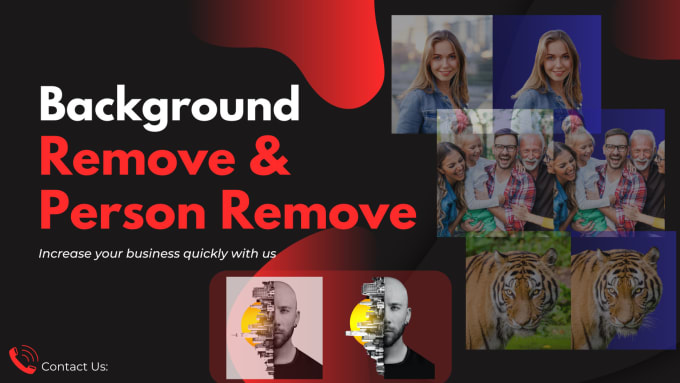 Gig Preview - Remove or replace background from photos and person remove