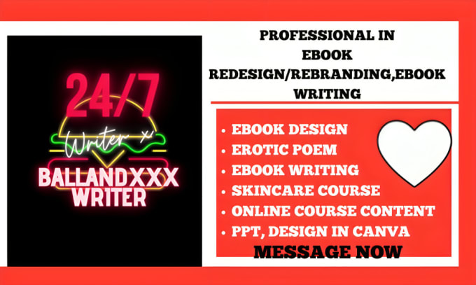 Gig Preview - Ghostwrite 7 figure ebook, rebrand ebook, skincare, management ebook writing