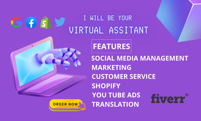 Gig Preview - Be your virtual assistant , your best helper