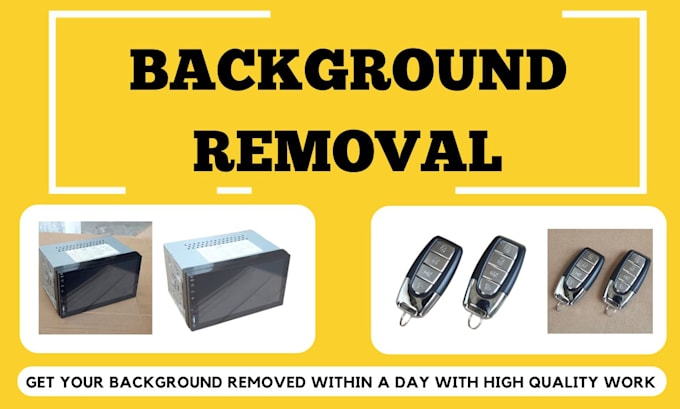 Gig Preview - Do image and product background removal