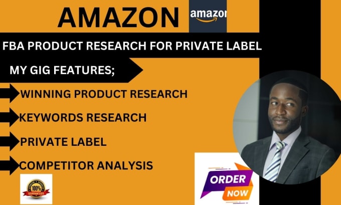 Gig Preview - Do amazon product research with winning product for private label