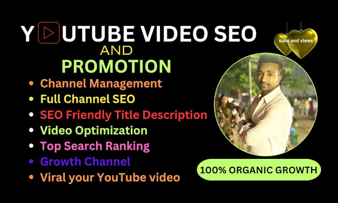 Bestseller - do advance youtube video seo and move up for rapid rank