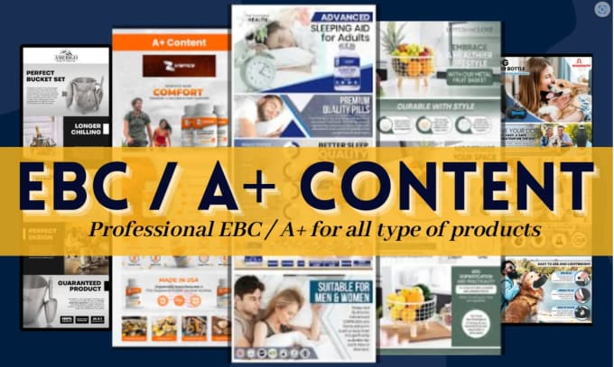 Bestseller - design amazon ebc a plus content, product listing, storefront,