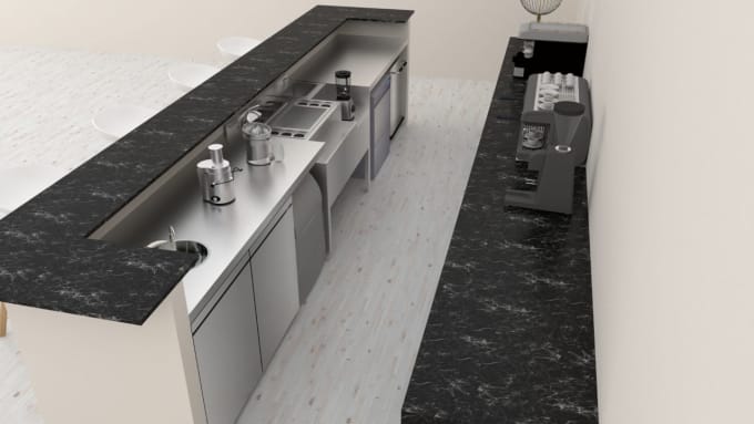 Gig Preview - Do kitchen design 2d and 3d