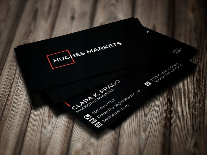 Gig Preview - Do professional modern minimalist business card design with print ready