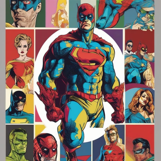 Bestseller - do a superhero pop art portraits